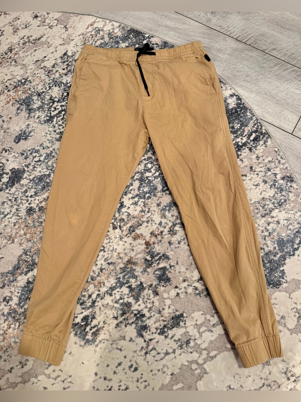 Hollister Men’s Khaki Skinny Jogger Pants M